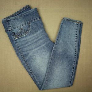 Rock & Republic DenimRX Fever Pull On Skinny Jeans Women's Size 14 Medium Wash